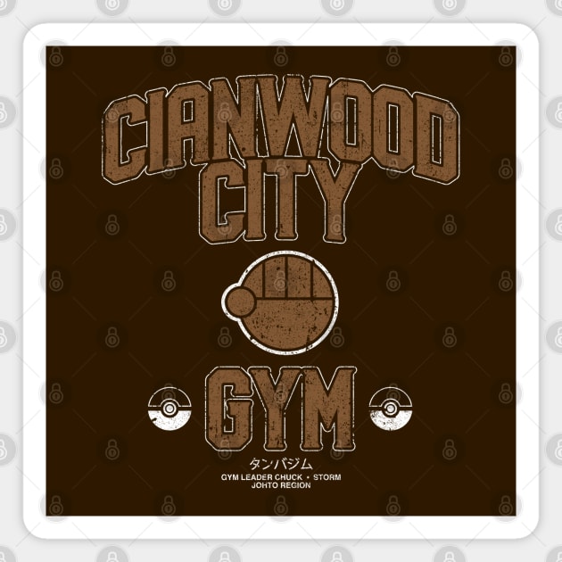 Cianwood City Gym Magnet by huckblade